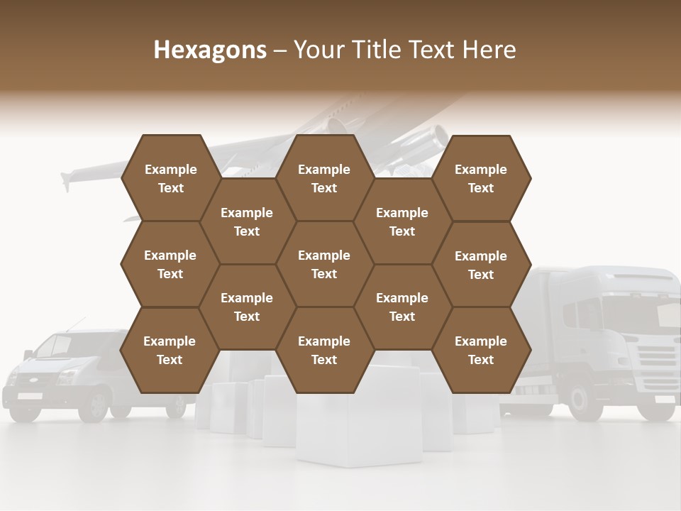 Road Truck Express PowerPoint Template