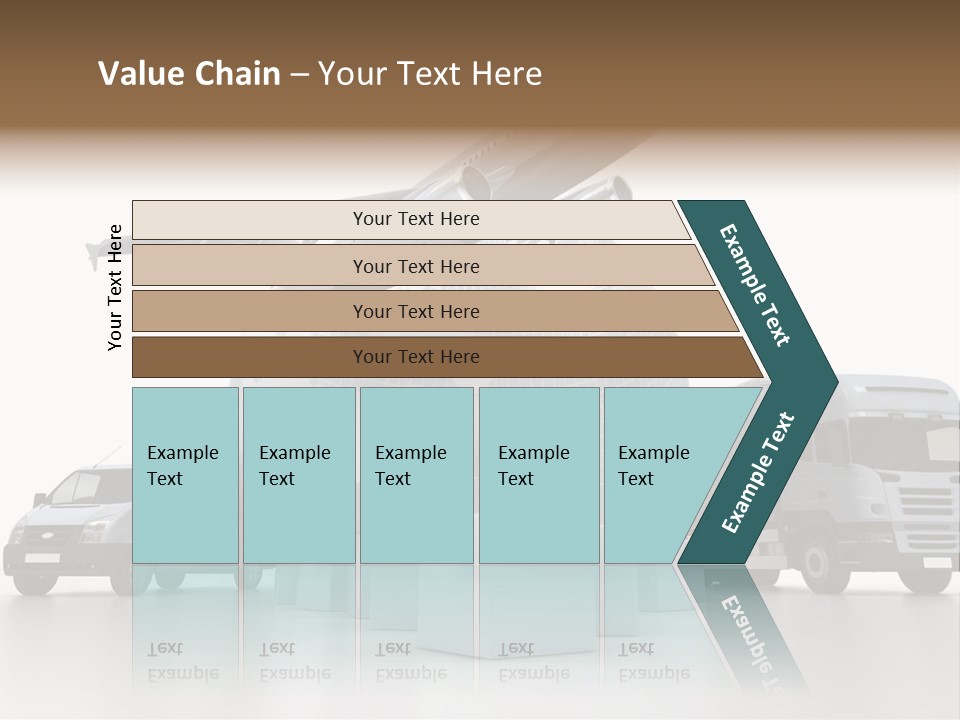 Road Truck Express PowerPoint Template