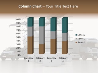 Road Truck Express PowerPoint Template