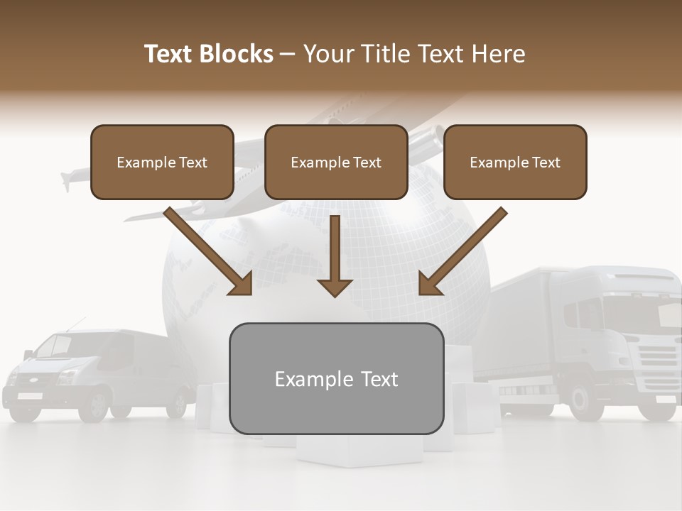 Road Truck Express PowerPoint Template
