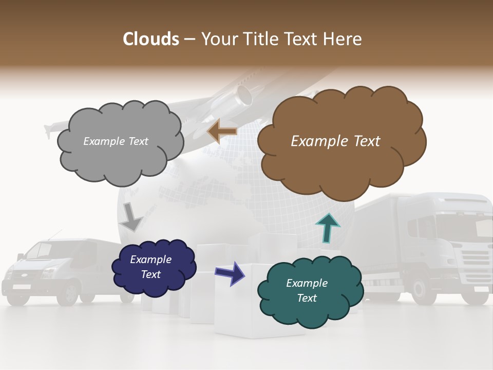 Road Truck Express PowerPoint Template