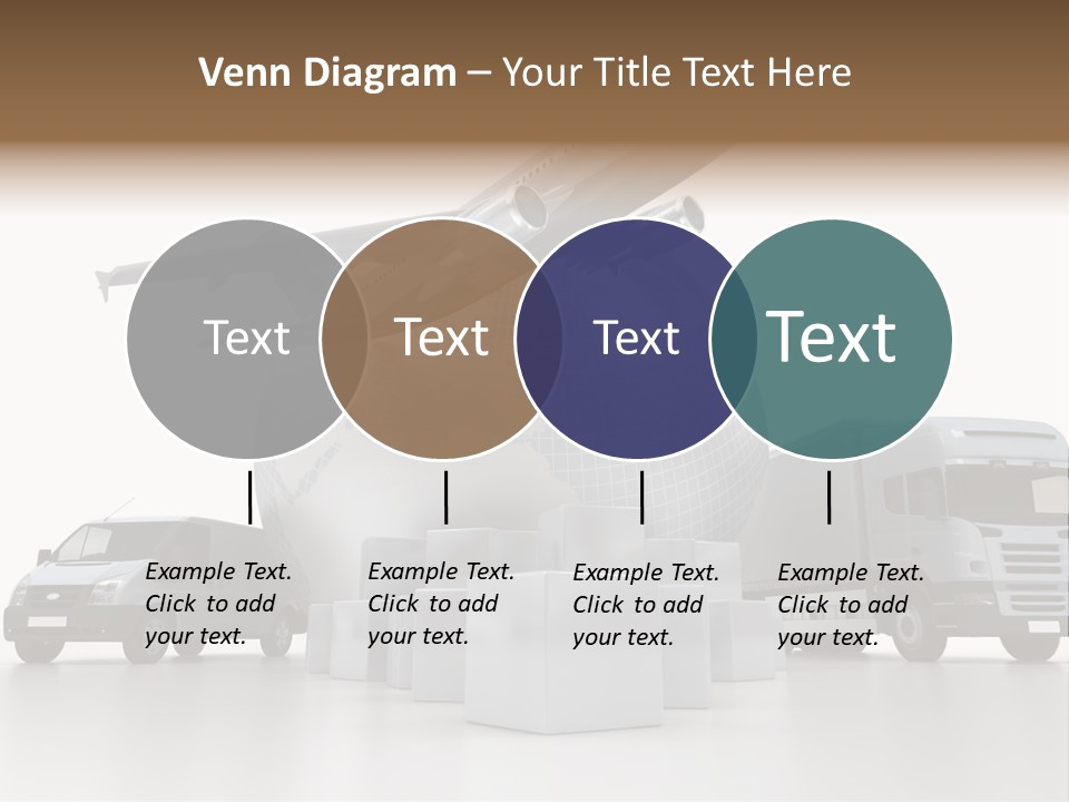 Road Truck Express PowerPoint Template