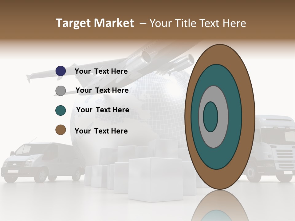 Road Truck Express PowerPoint Template