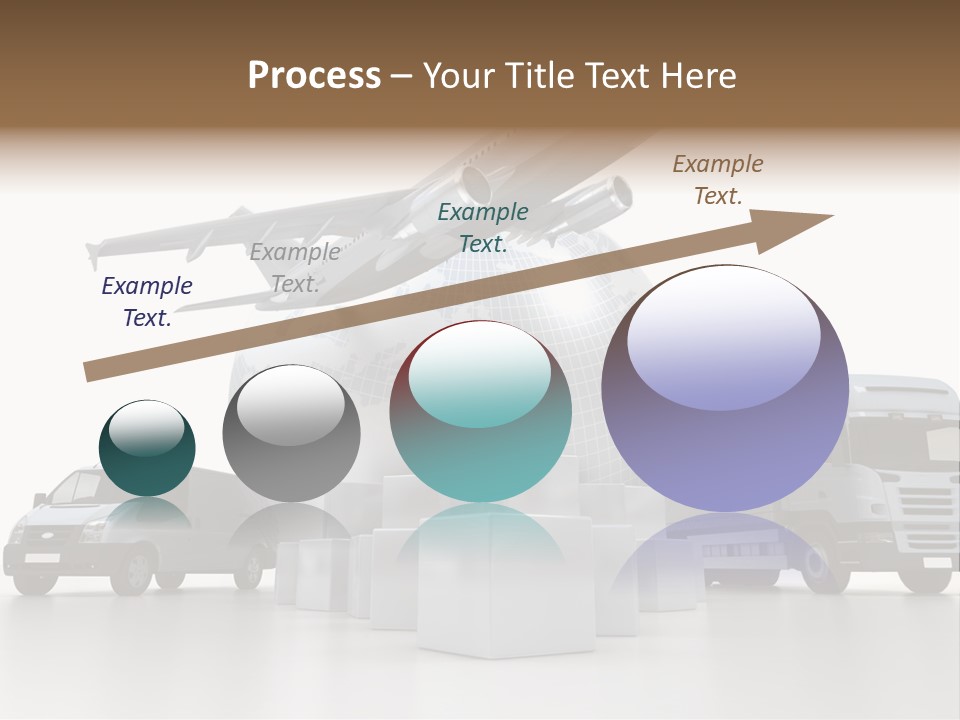 Road Truck Express PowerPoint Template