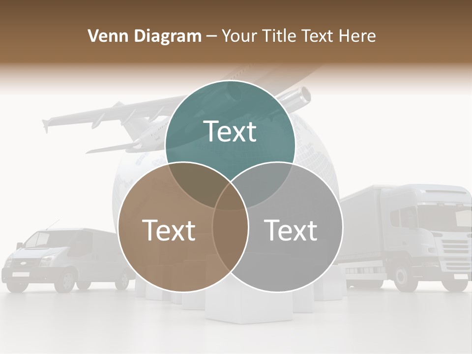 Road Truck Express PowerPoint Template