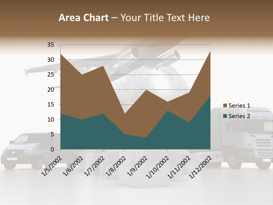 Road Truck Express PowerPoint Template