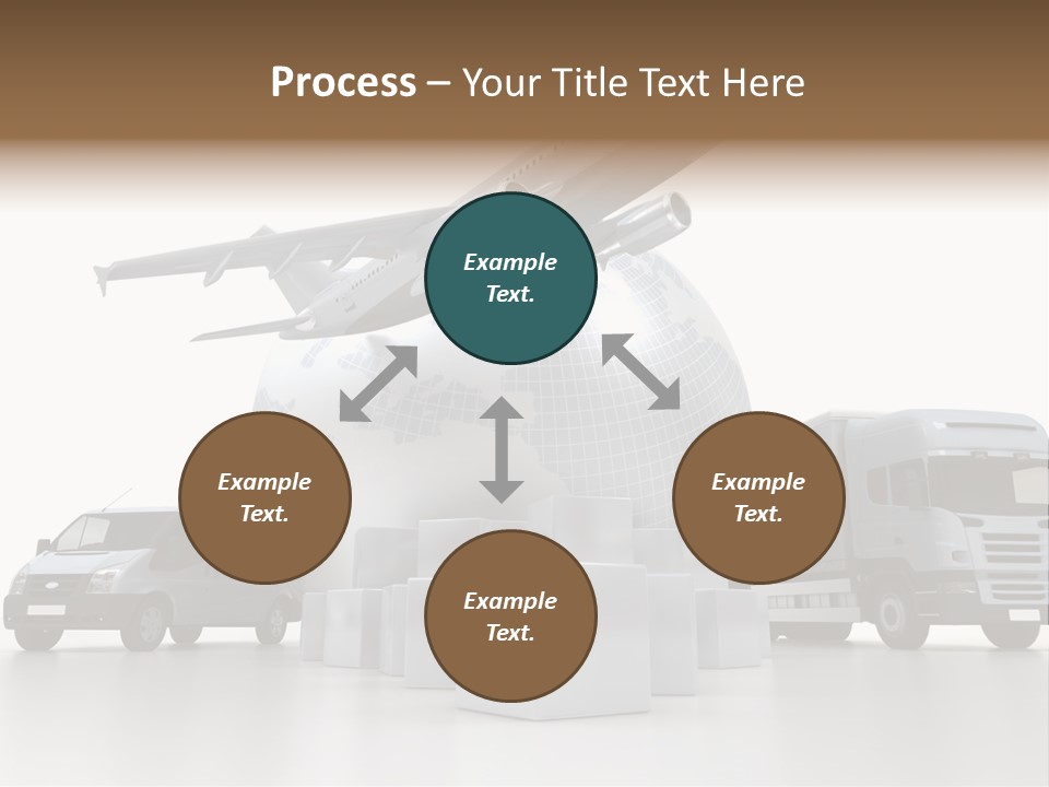 Road Truck Express PowerPoint Template