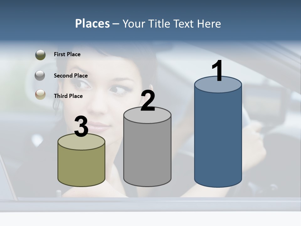 Cute Life Automobile PowerPoint Template