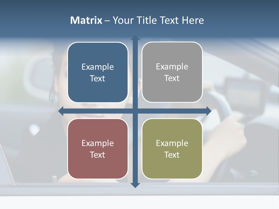 Cute Life Automobile PowerPoint Template
