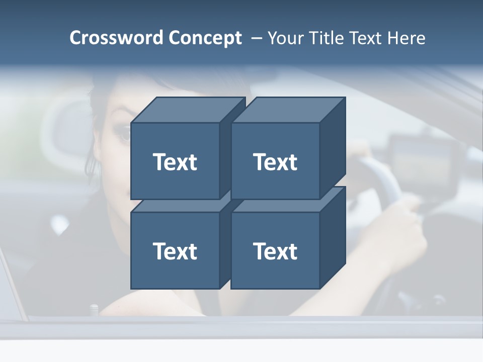 Cute Life Automobile PowerPoint Template