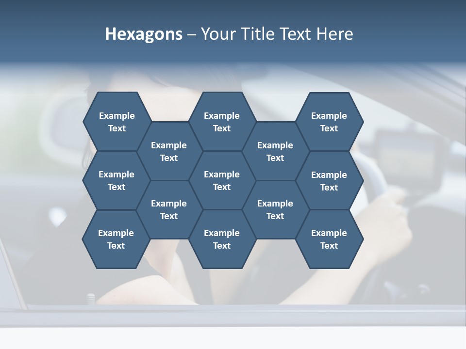 Cute Life Automobile PowerPoint Template