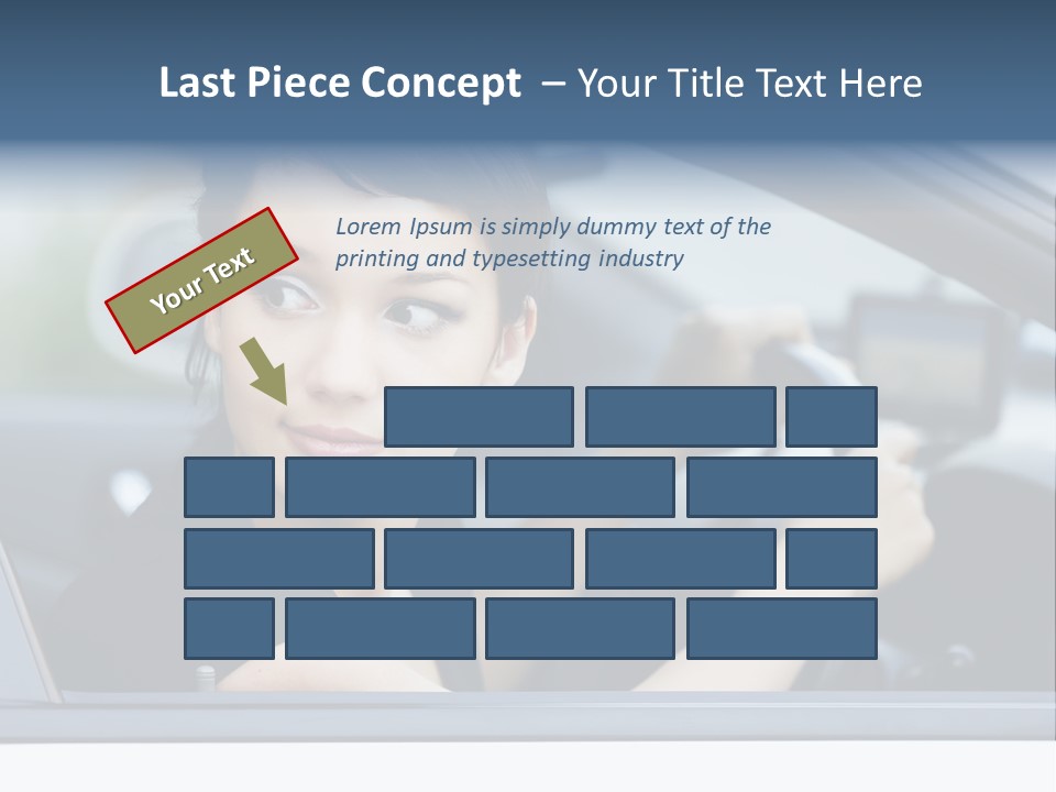 Cute Life Automobile PowerPoint Template