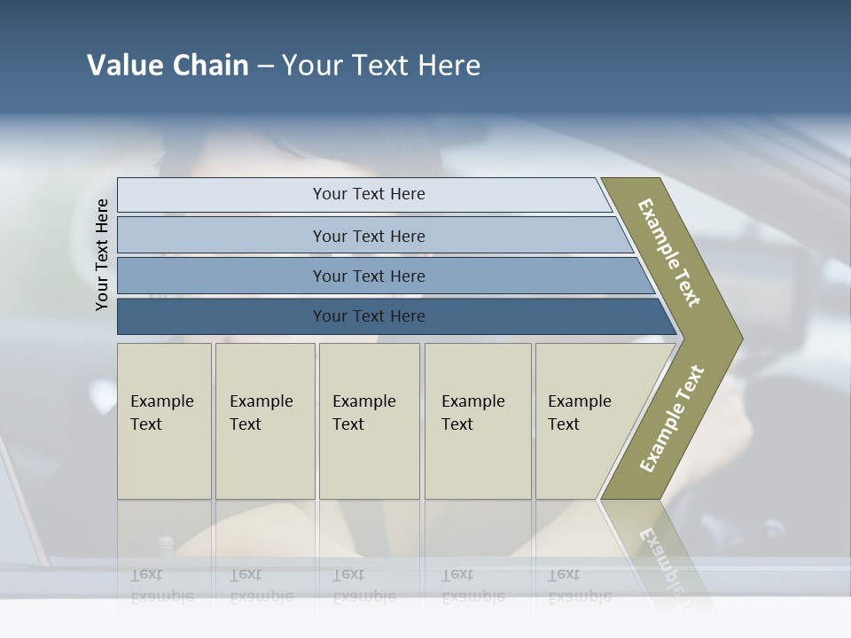 Cute Life Automobile PowerPoint Template