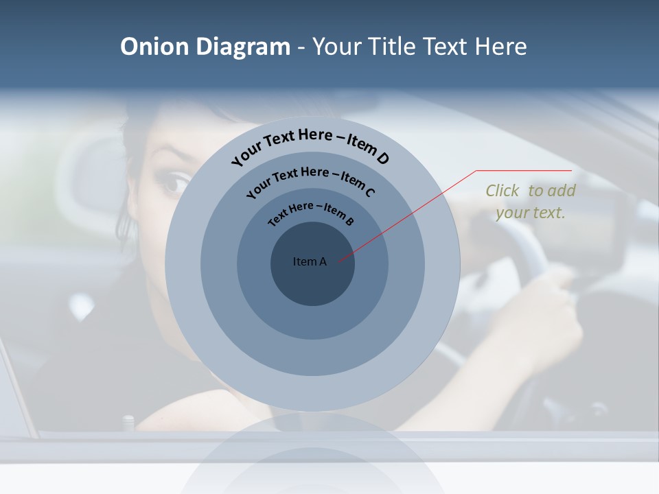 Cute Life Automobile PowerPoint Template