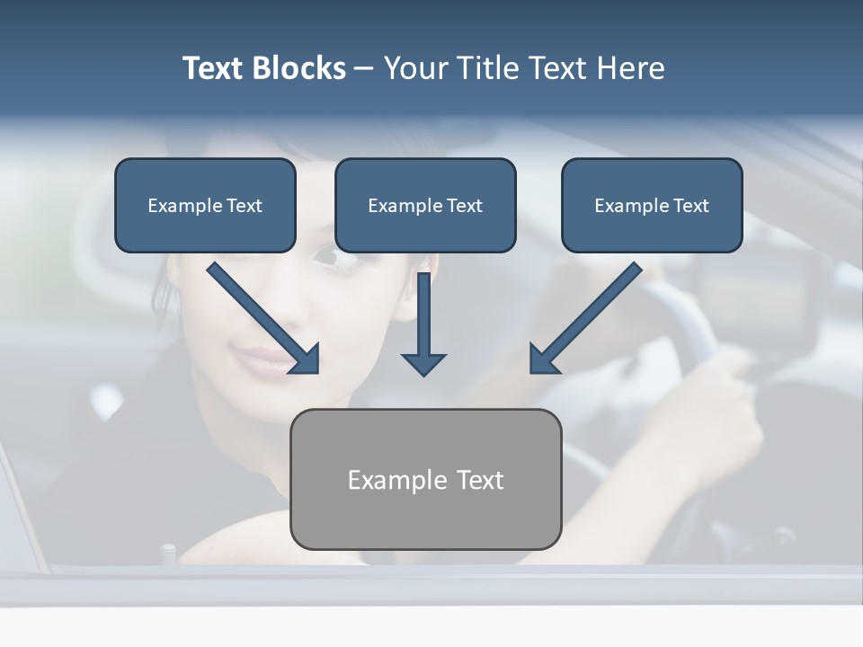 Cute Life Automobile PowerPoint Template