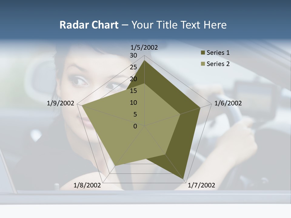 Cute Life Automobile PowerPoint Template