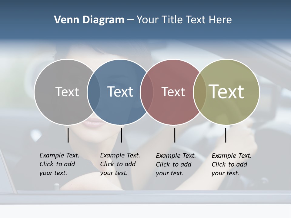 Cute Life Automobile PowerPoint Template