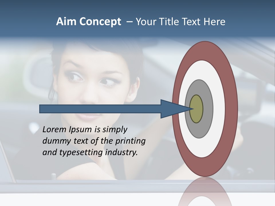 Cute Life Automobile PowerPoint Template