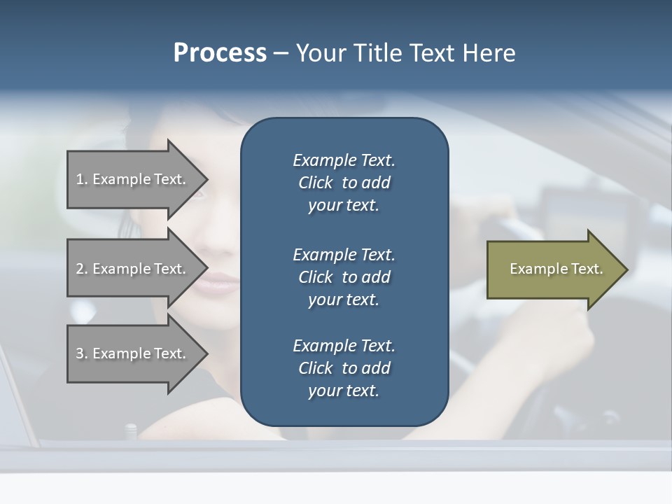 Cute Life Automobile PowerPoint Template