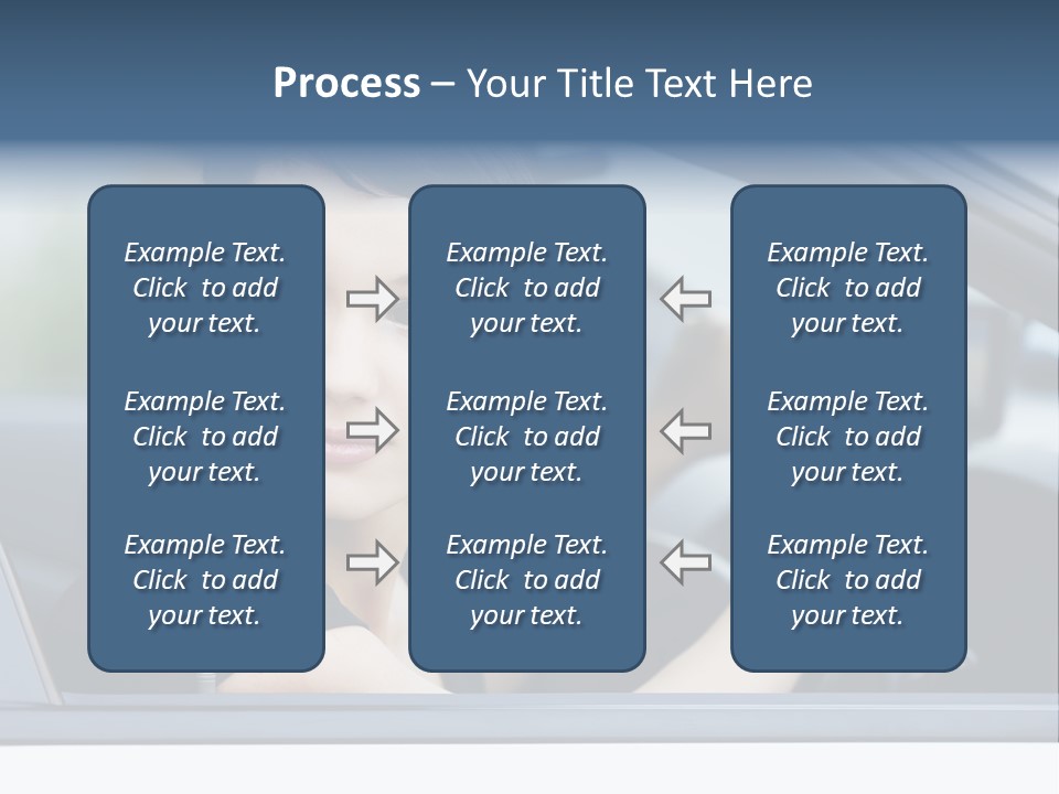 Cute Life Automobile PowerPoint Template