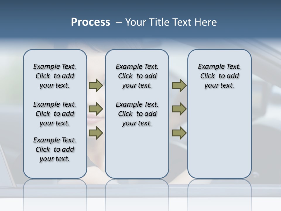 Cute Life Automobile PowerPoint Template