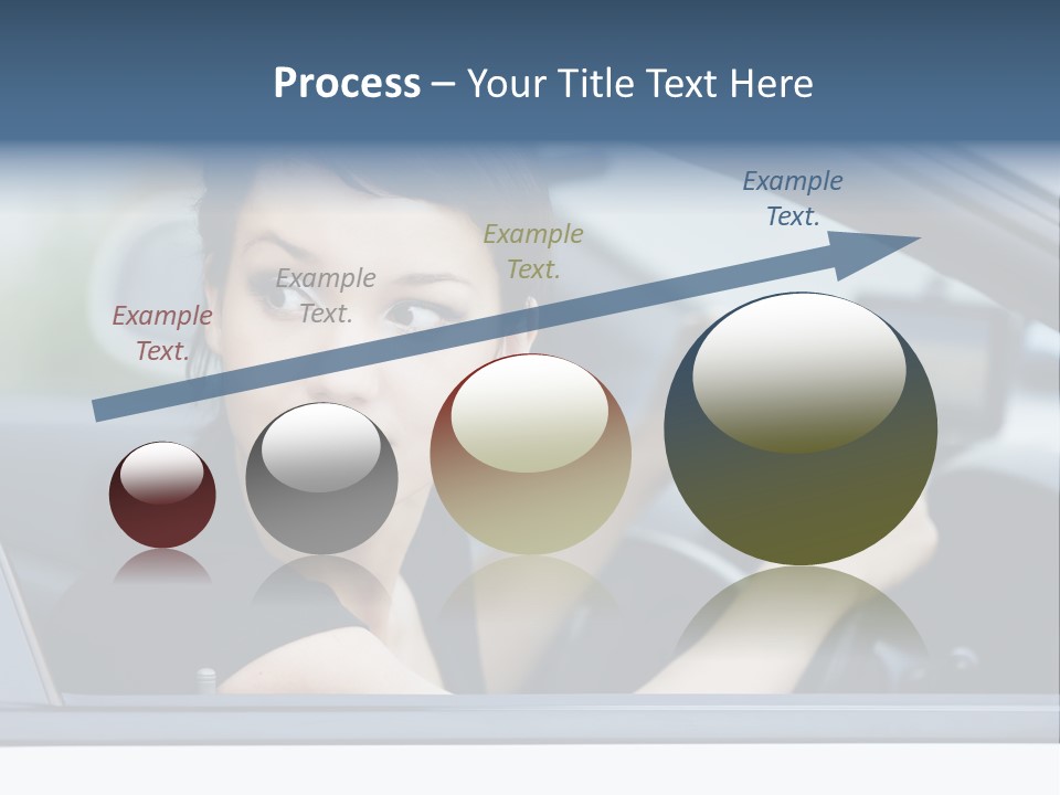 Cute Life Automobile PowerPoint Template
