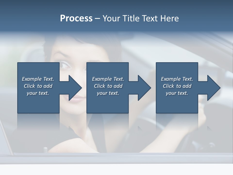 Cute Life Automobile PowerPoint Template