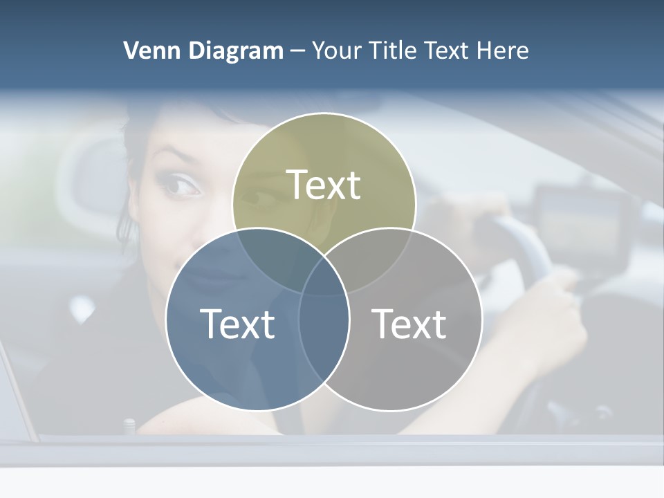 Cute Life Automobile PowerPoint Template