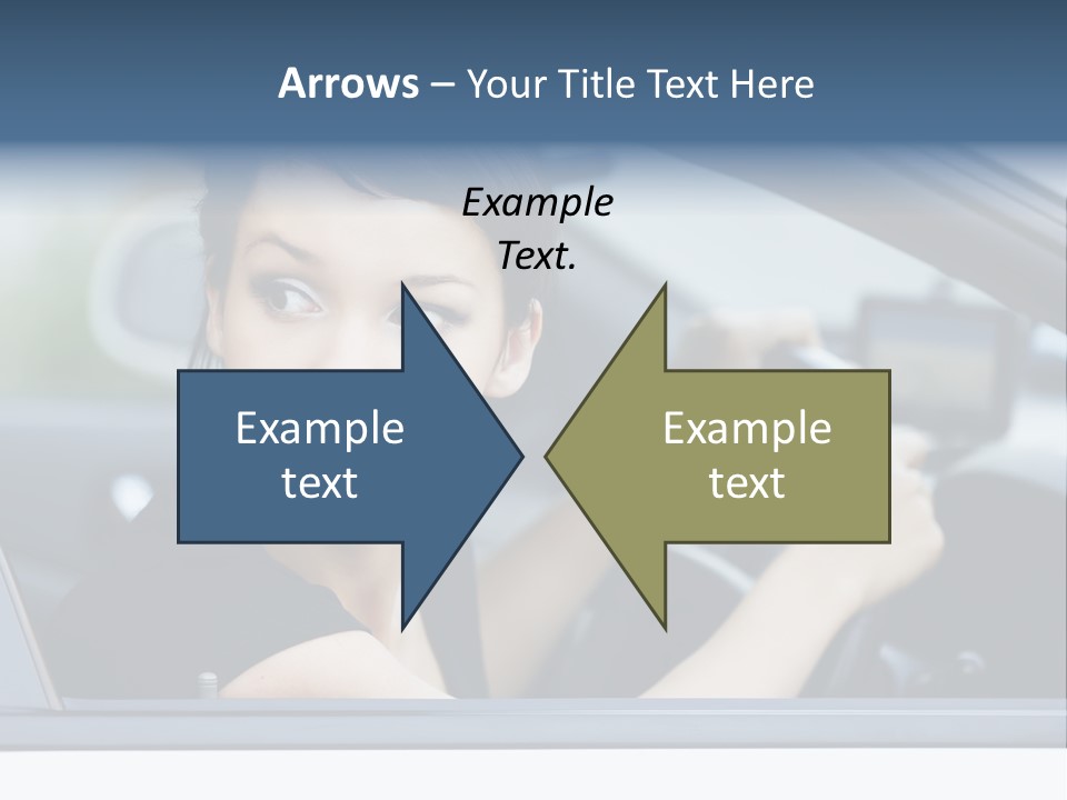 Cute Life Automobile PowerPoint Template