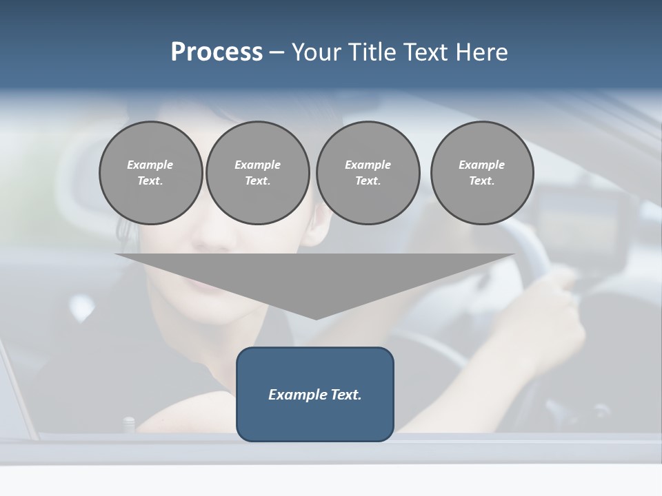Cute Life Automobile PowerPoint Template