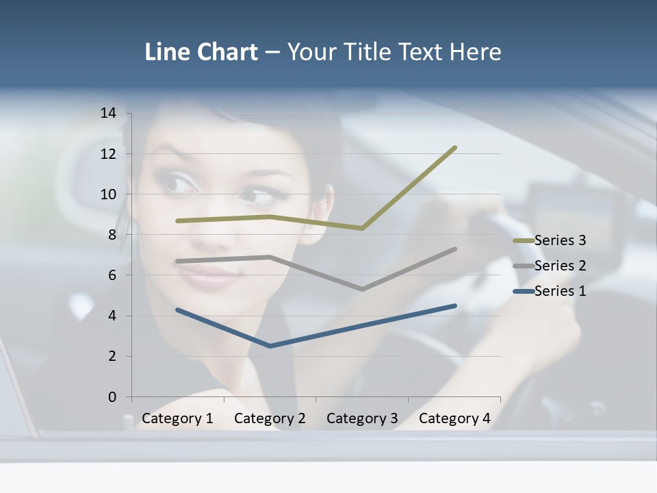 Cute Life Automobile PowerPoint Template
