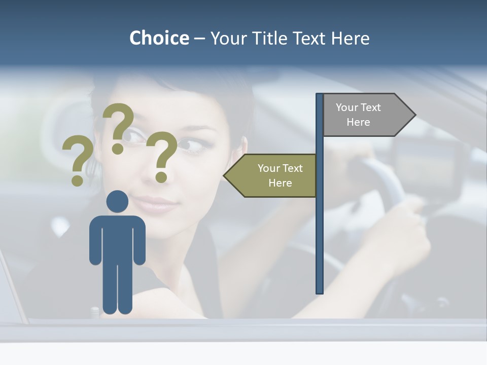 Cute Life Automobile PowerPoint Template
