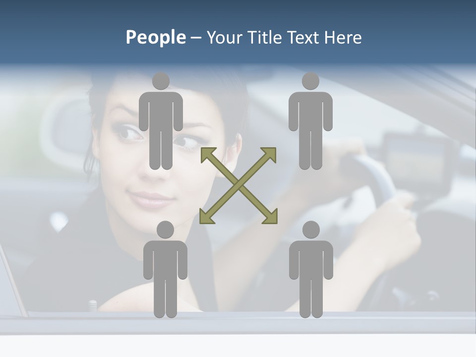 Cute Life Automobile PowerPoint Template