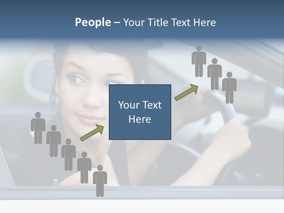 Cute Life Automobile PowerPoint Template