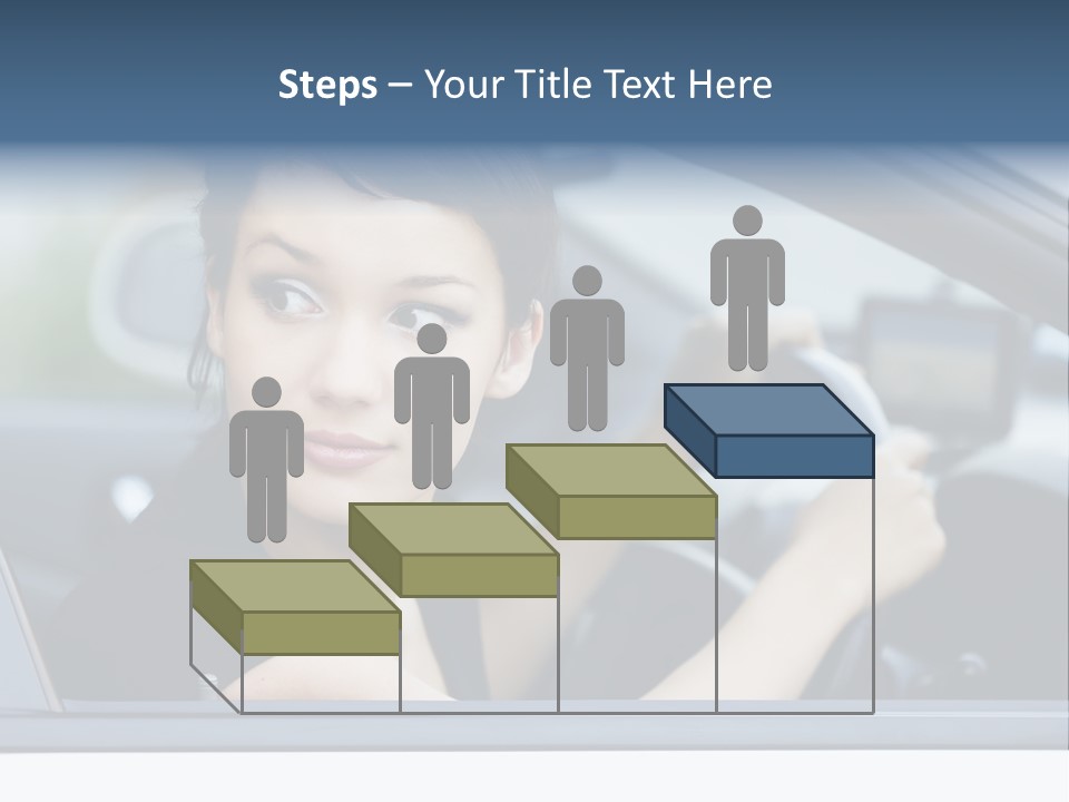 Cute Life Automobile PowerPoint Template