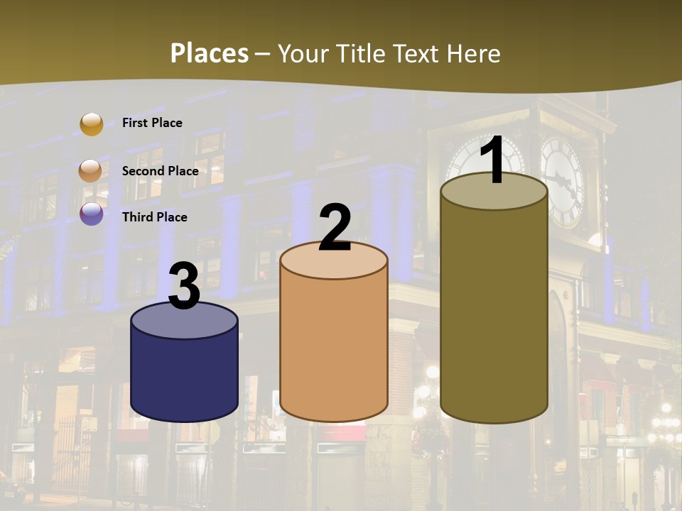 Color Lights Evening PowerPoint Template