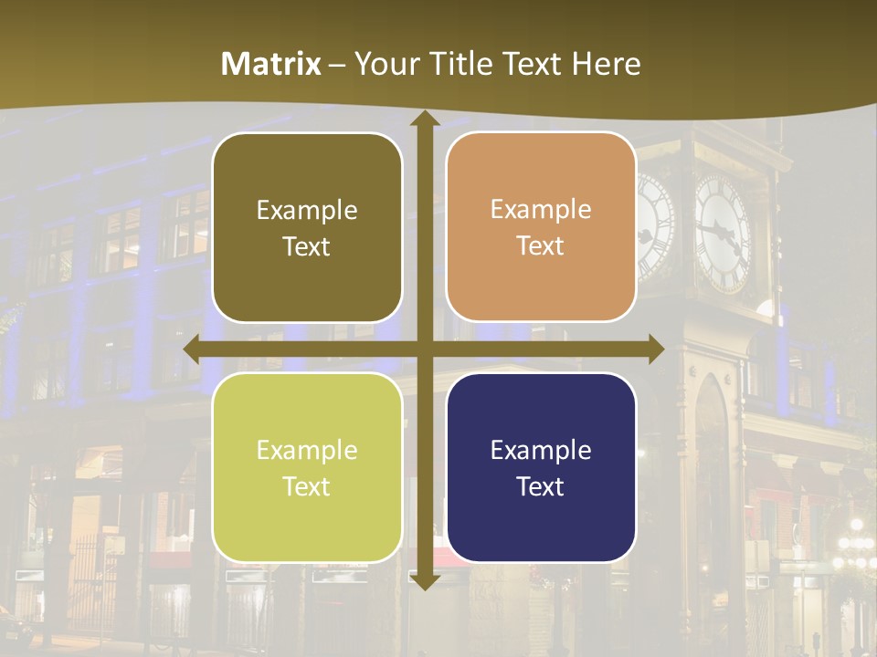 Color Lights Evening PowerPoint Template