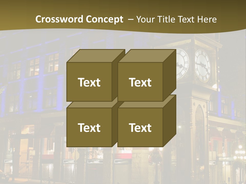 Color Lights Evening PowerPoint Template