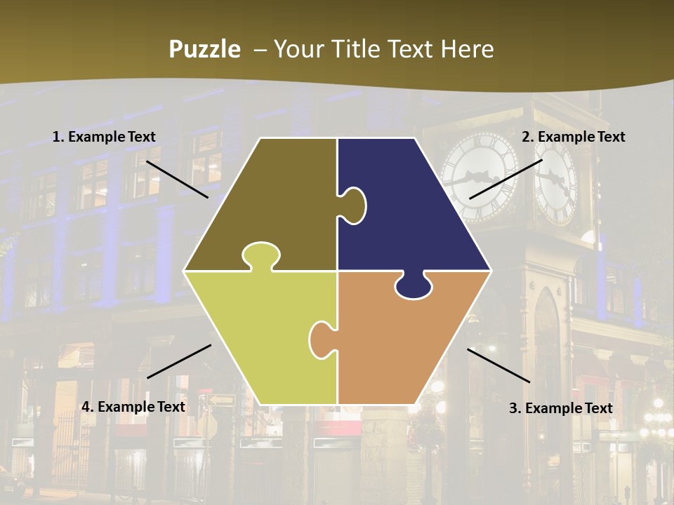 Color Lights Evening PowerPoint Template