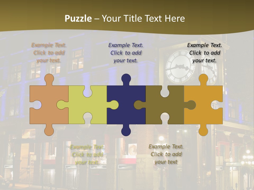 Color Lights Evening PowerPoint Template