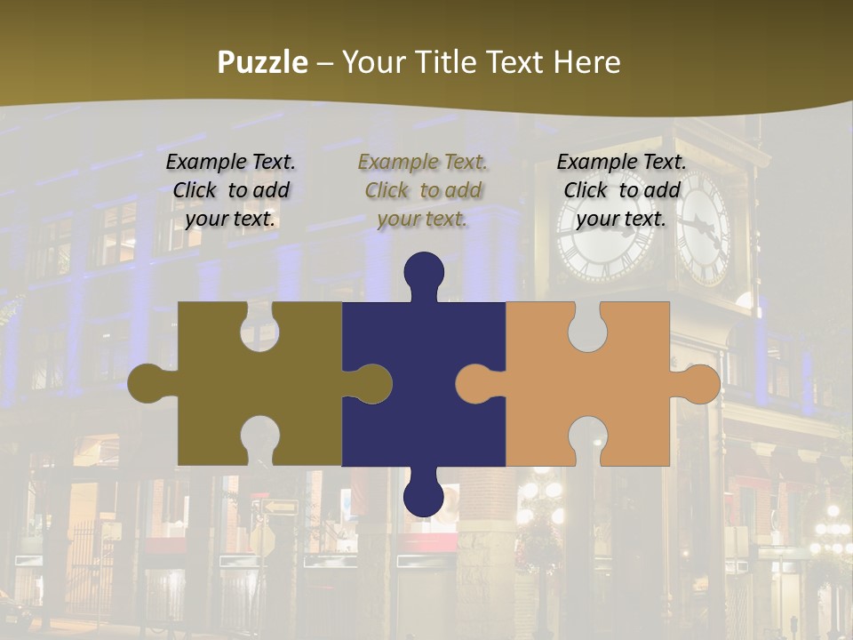 Color Lights Evening PowerPoint Template
