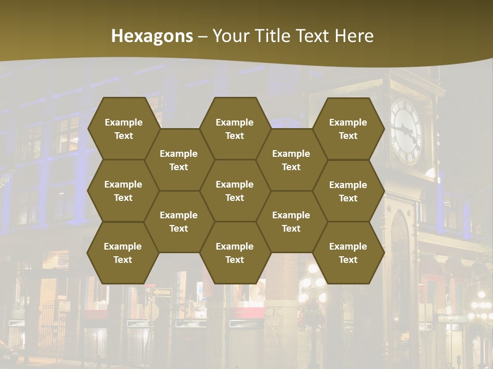 Color Lights Evening PowerPoint Template