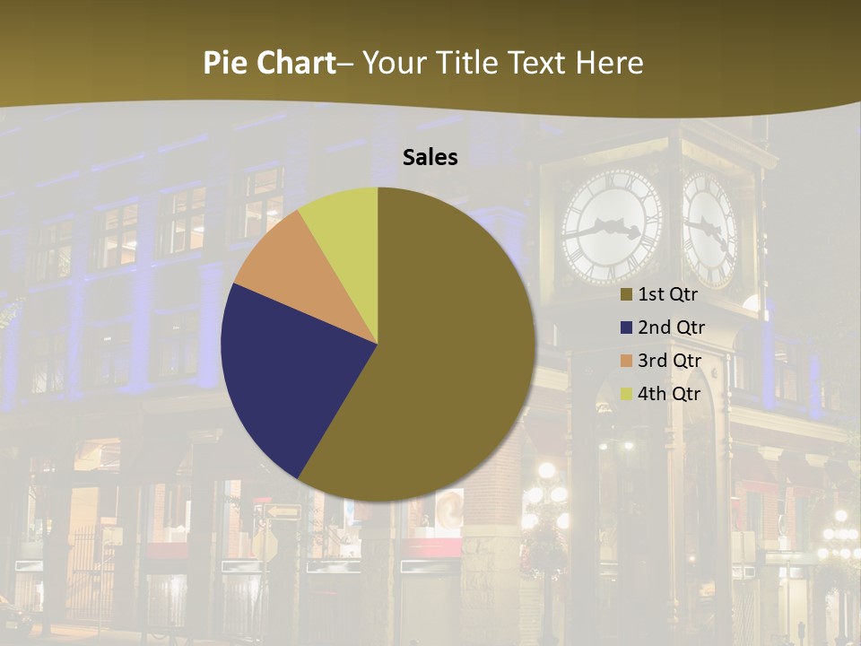 Color Lights Evening PowerPoint Template