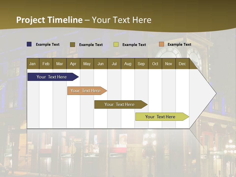 Color Lights Evening PowerPoint Template