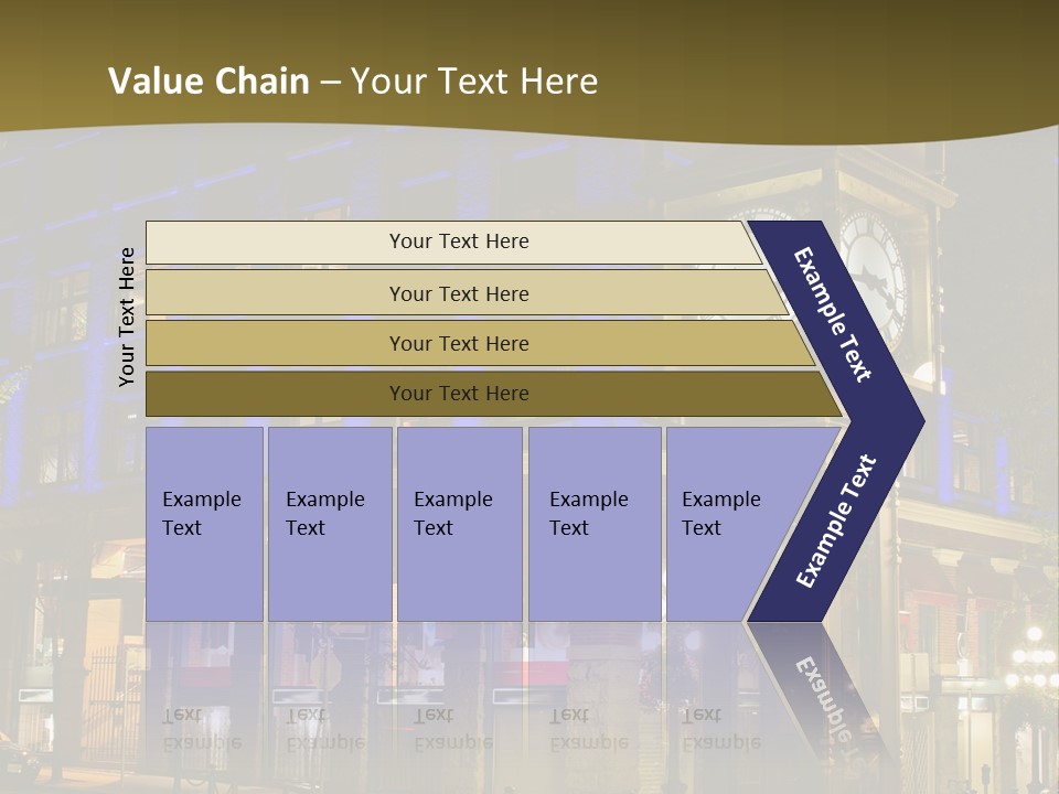 Color Lights Evening PowerPoint Template
