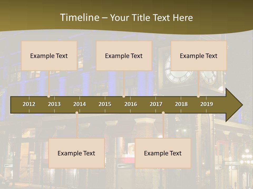 Color Lights Evening PowerPoint Template