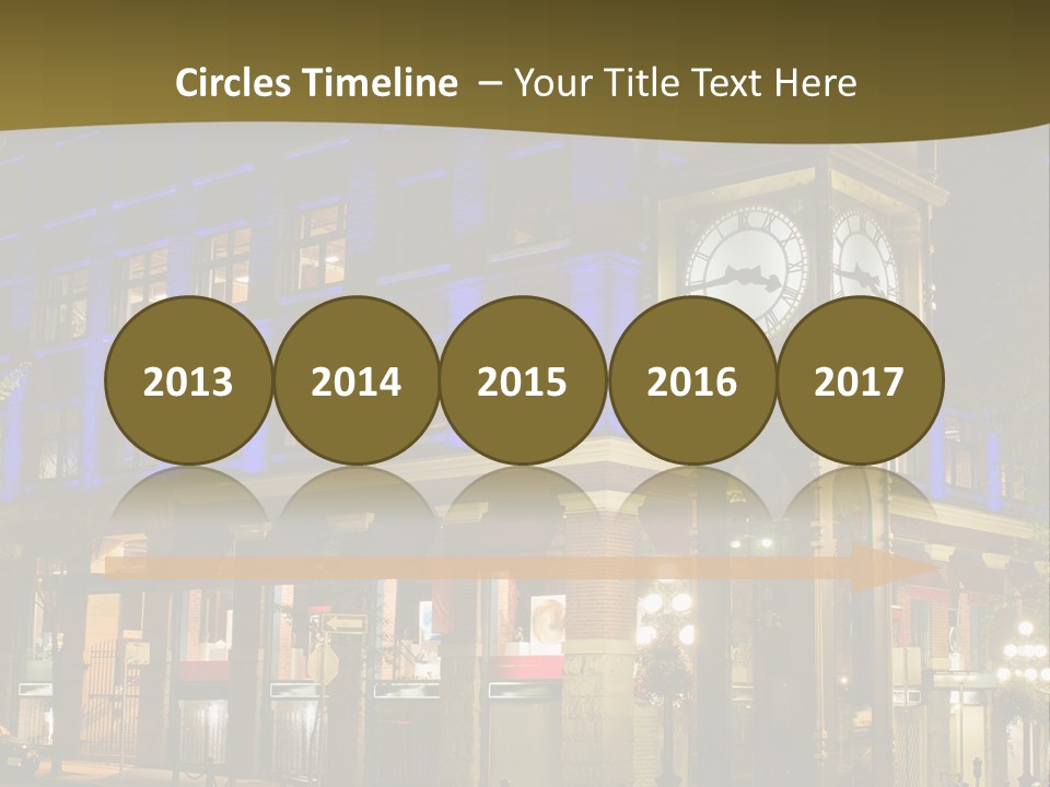 Color Lights Evening PowerPoint Template