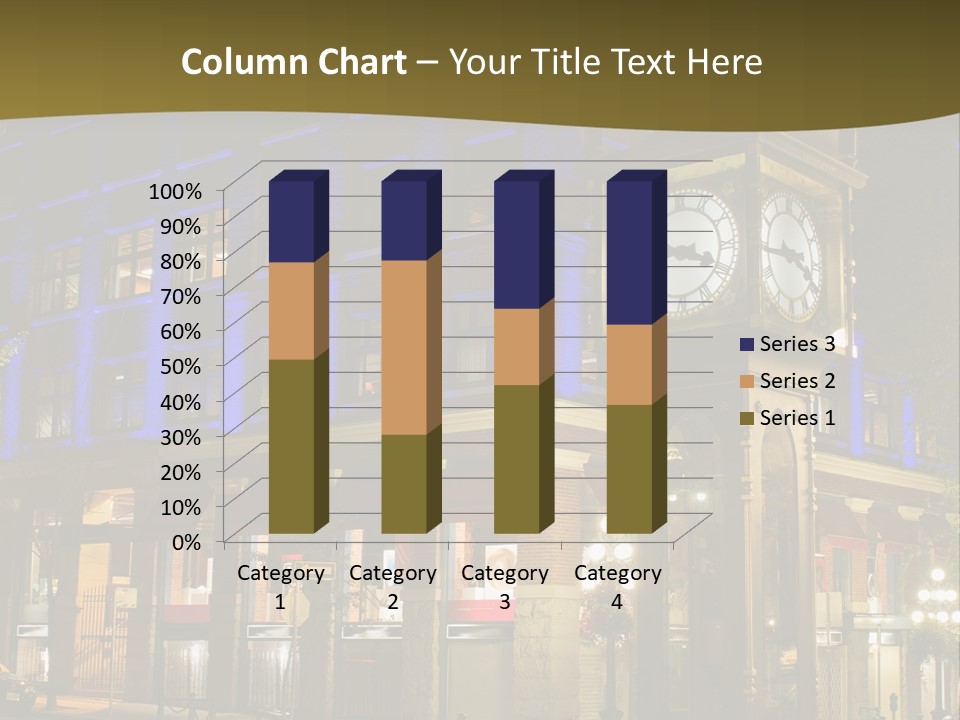 Color Lights Evening PowerPoint Template