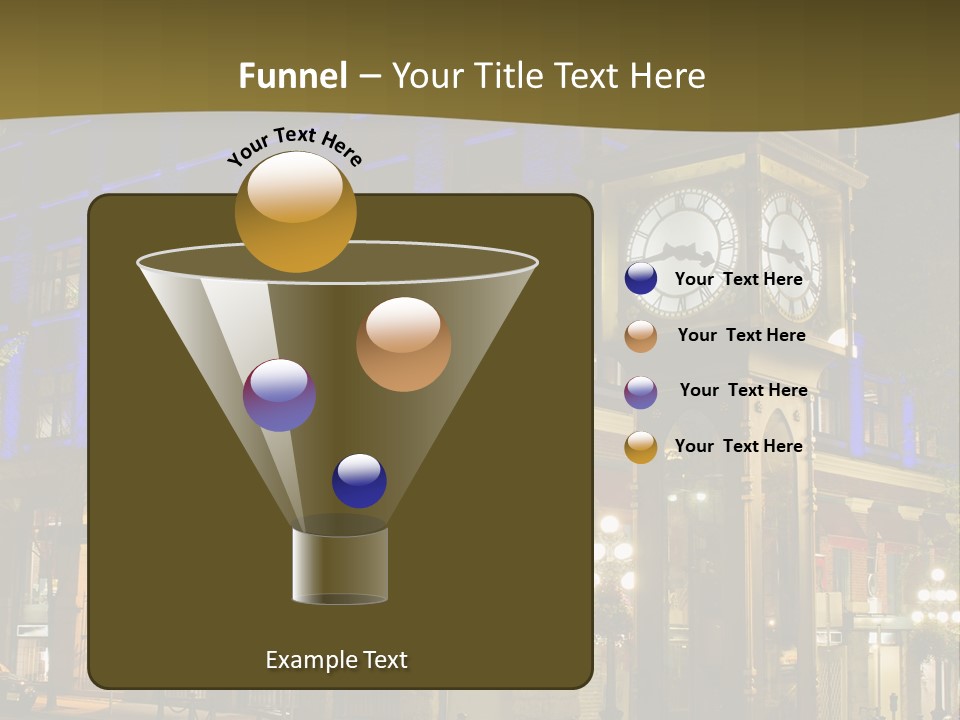 Color Lights Evening PowerPoint Template