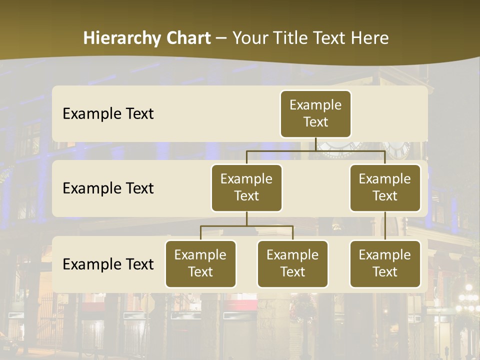 Color Lights Evening PowerPoint Template